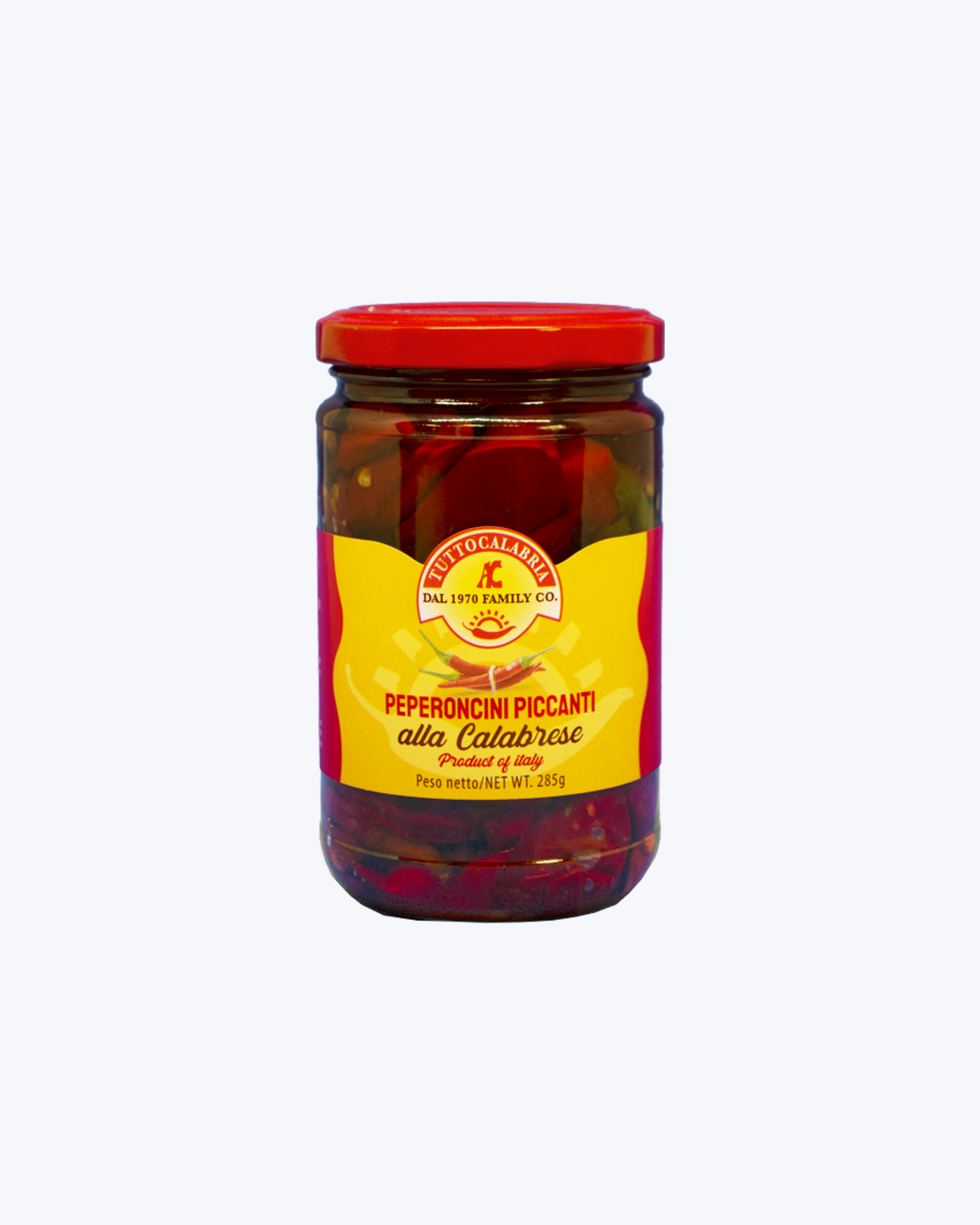 Čili pipirai aliejuje 950g