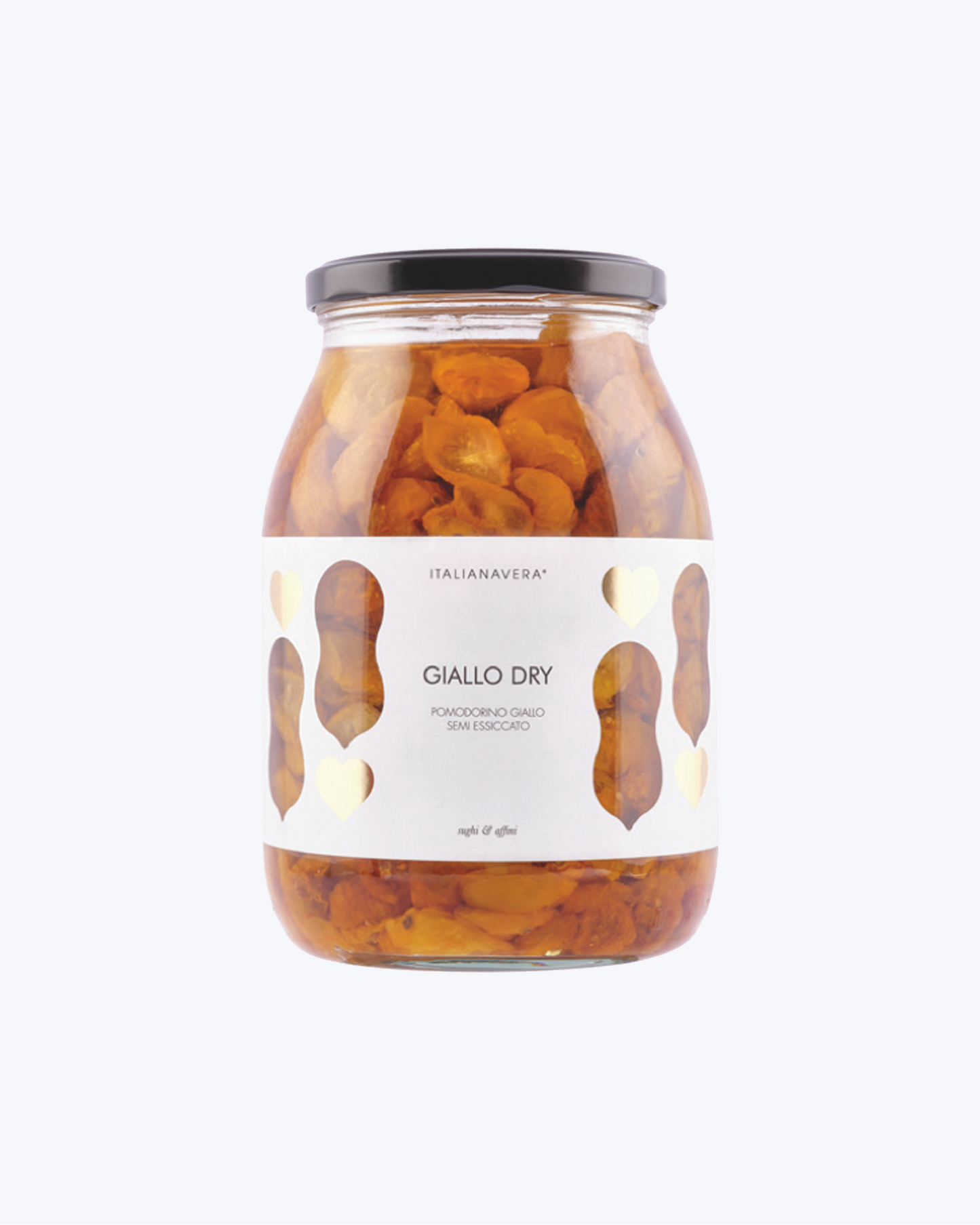 Pusiau džiovinti geltonieji pomidoriukai Pacchetella 520g