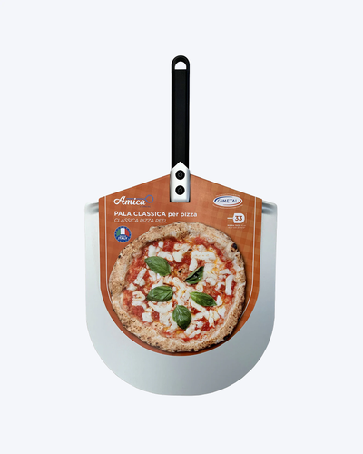 Apvali 33cm ližė picai 25cm rankena