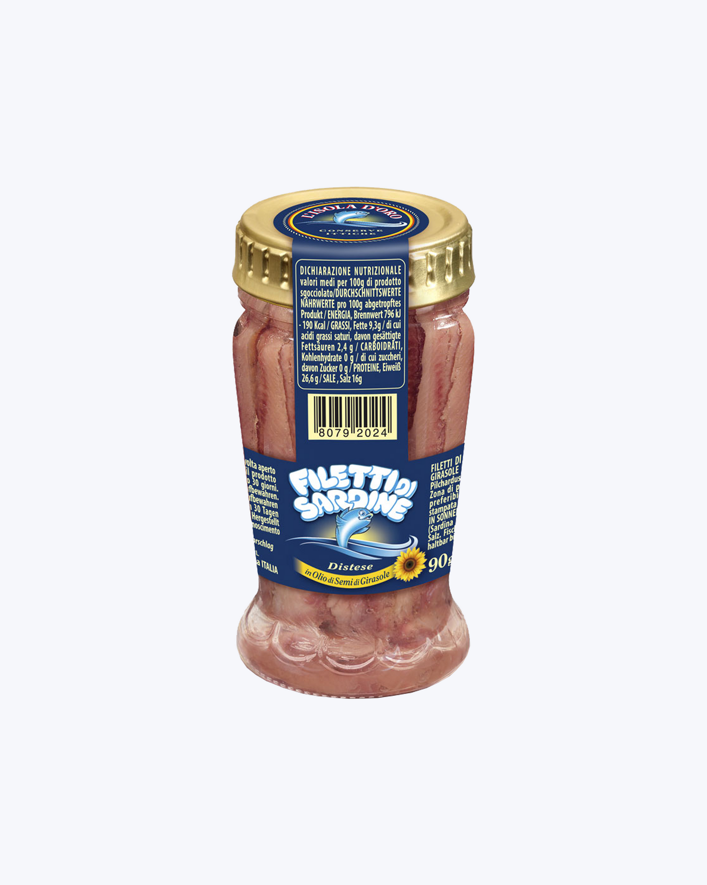 Sardinės picai saulėgrąžų aliejuje 90g