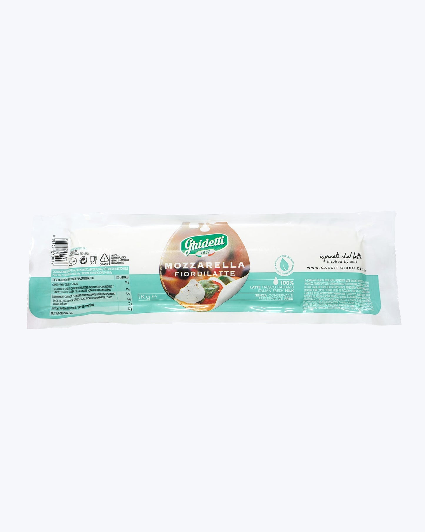 Sūris picai Mozzarella 1kg