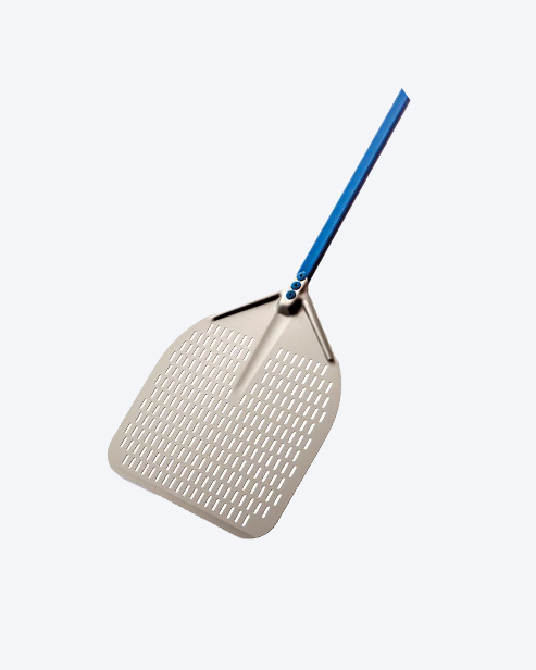Aliuminė perforuota 36cm ližė 120cm rankena