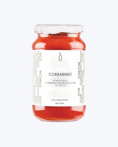 Maži pomidoriukai picai Corbarino 520g