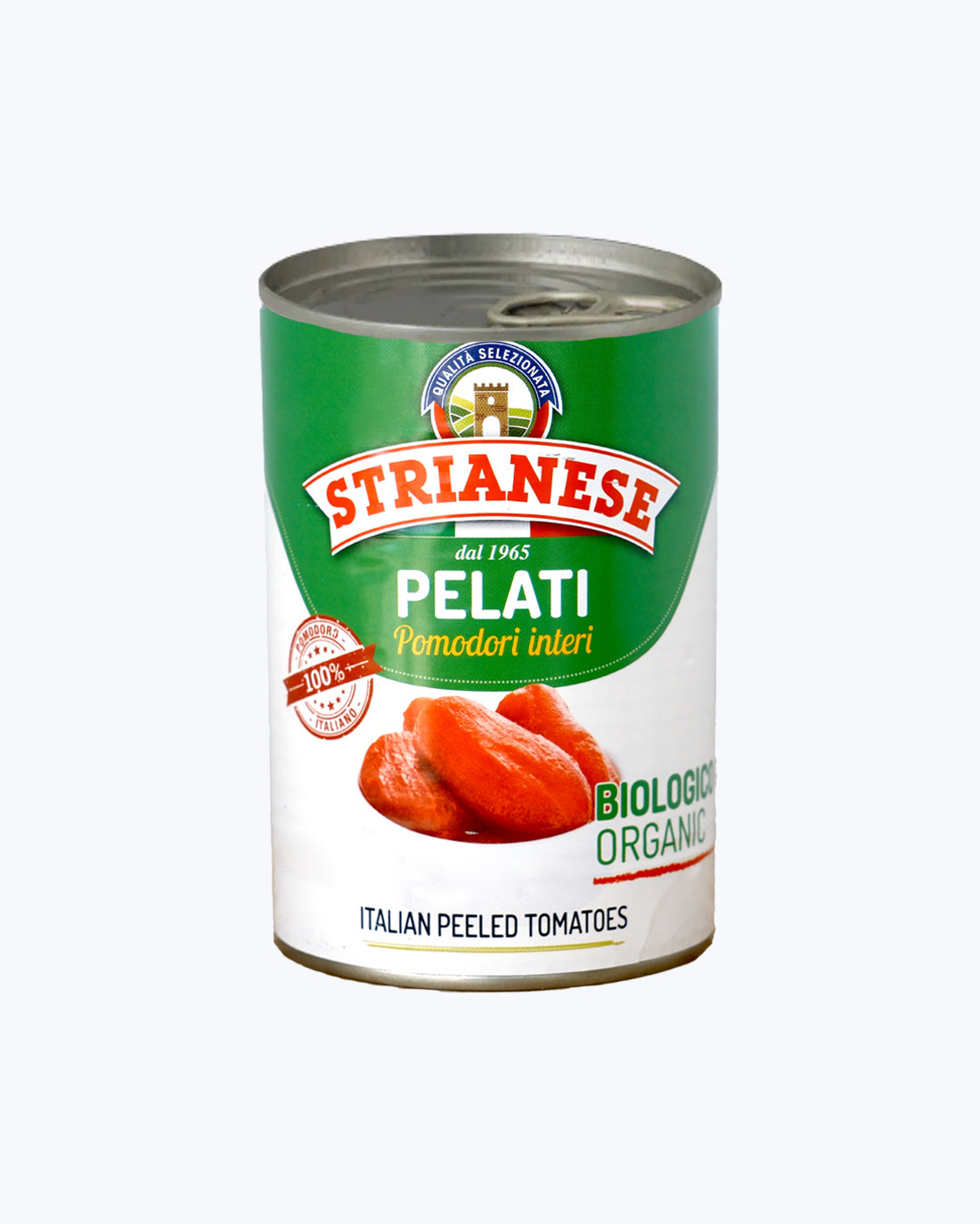 Ekologiški lupti pomidorai picai Strianese Pelati 400g