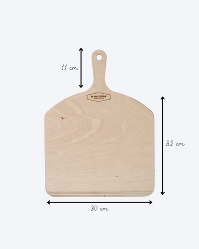 Medinė 30cm ližė 11cm rankena pradedantiesiems
